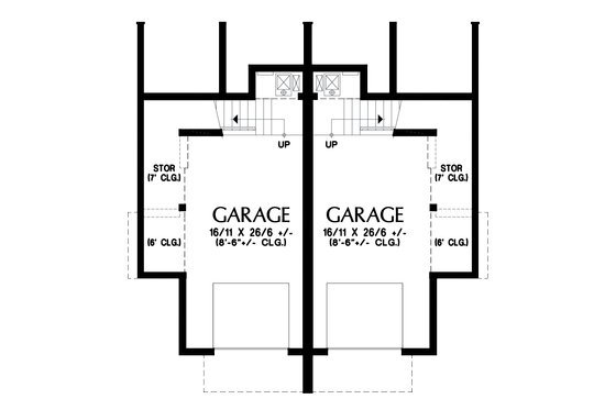 Floor Plan - Lower Floor for Contemporary House Plan #48-1021 - 3 bed, 3 bath