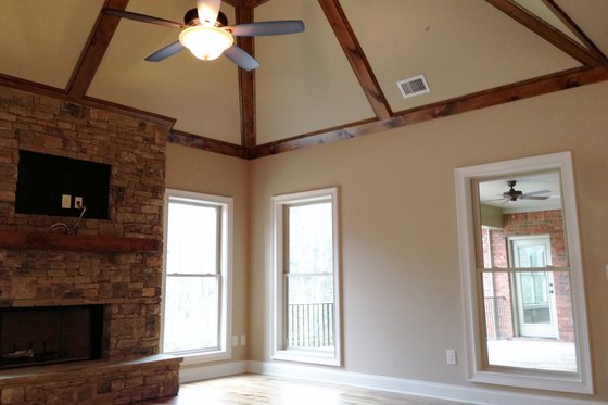 Interior - Family Room 1 for European House Plan #437-62 - 3 bed, 2 bath