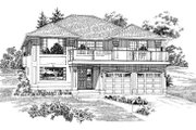 Bungalow Style House Plan - 3 Beds 2 Baths 1945 Sq/Ft Plan #47-594 