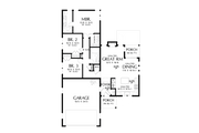 Contemporary Style House Plan - 3 Beds 2 Baths 1196 Sq/Ft Plan #48-1057 