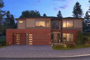 Contemporary Style House Plan - 5 Beds 5.5 Baths 6302 Sq/Ft Plan #1066-56 