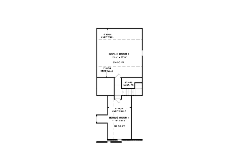 Dream House Plan - Floor Plan - Other Floor for Craftsman House Plan #56-550 - 3 bed, 2.5 bath