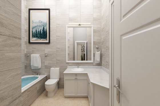 Interior - Bathroom for Farmhouse House Plan #45-597 - 3 bed, 2 bath