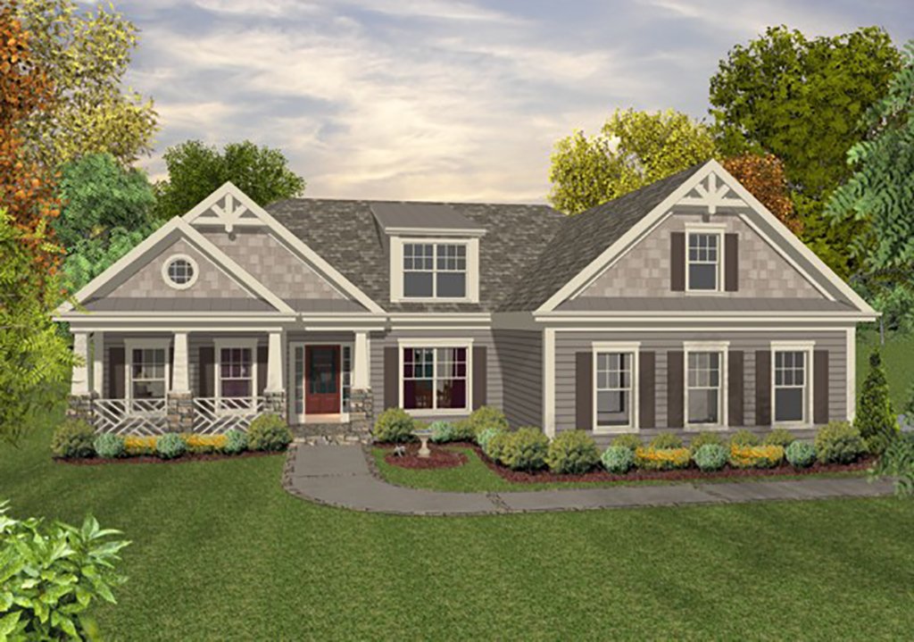 Traditional Style House Plan 3 Beds 2, 1800 Sq Ft Floor Plans With Basement