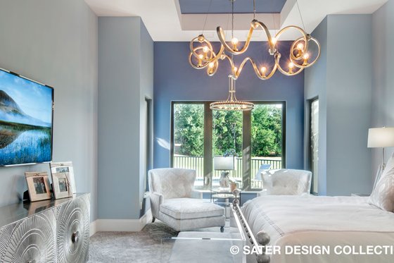 Interior - Master Bedroom for Contemporary House Plan #930-477 - 4 bed, 5 bath