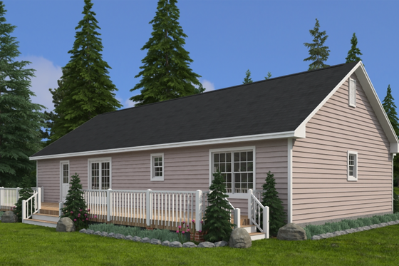 Exterior - Other Elevation 5 for Country House Plan #1082-8 - 3 bed, 2 bath