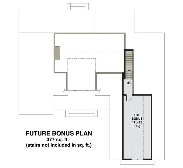 Home Plan - Farmhouse Floor Plan - Lower Floor Plan #51-1164