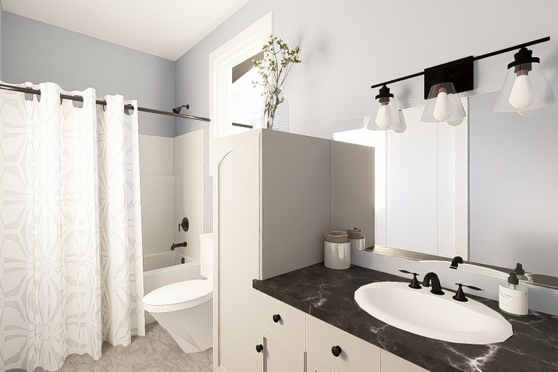 Architectural House Design - Interior - Bathroom for Contemporary House Plan #1064-442 - 2 bed, 2 bath