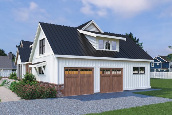 Exterior - Other Elevation for Farmhouse House Plan #1070-31 - 3 bed, 2.5 bath