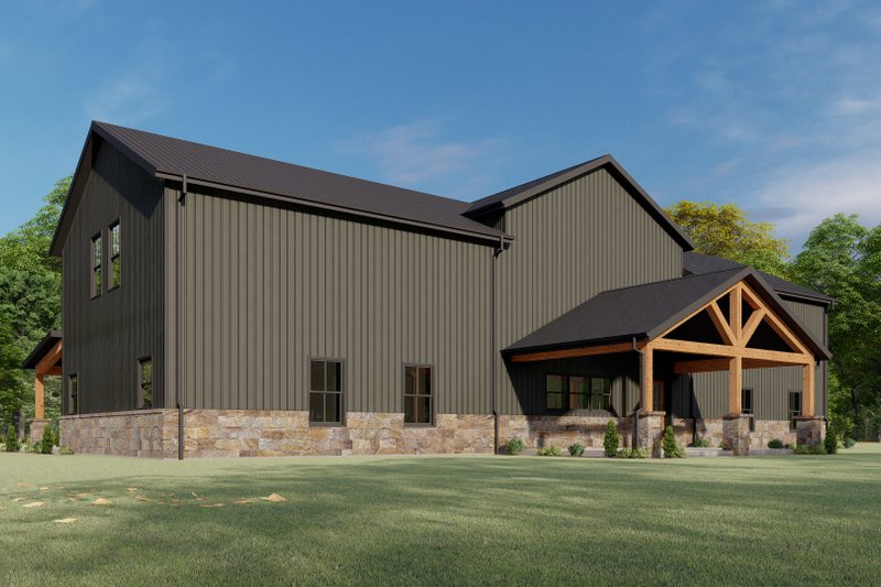 Dream House Plan - Exterior - Other Elevation 2 for Farmhouse House Plan #1092-54 - 5 bed, 3.5 bath