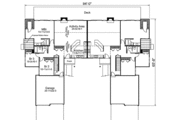 Tudor Style House Plan - 3 Beds 2 Baths 3066 Sq/Ft Plan #57-453 