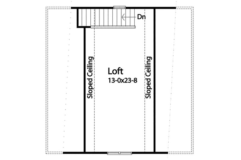 Dream House Plan - Floor Plan - Upper Floor for Country House Plan #22-577, 0 bath