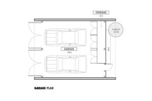 Floor Plan - Main Floor for Modern House Plan #469-3, 0 bath