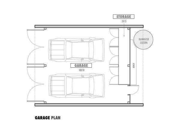 Modern Floor Plan - Main Floor Plan #469-3