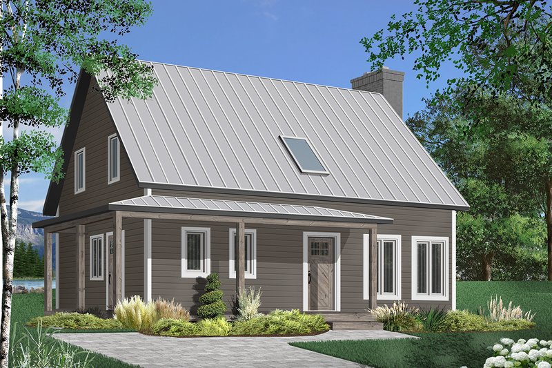 Home Plan - Exterior - Front Elevation 4 for Country House Plan #23-2669 - 3 bed, 1.5 bath