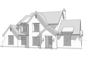 European Style House Plan - 4 Beds 2.5 Baths 3402 Sq/Ft Plan #1114-23 Exterior 