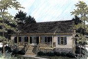 Country Style House Plan - 3 Beds 2 Baths 1728 Sq/Ft Plan #56-139 