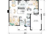 Modern Style House Plan - 3 Beds 1.5 Baths 2089 Sq/Ft Plan #23-240 