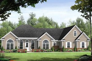 Traditional Exterior - Front Elevation Plan #21-251