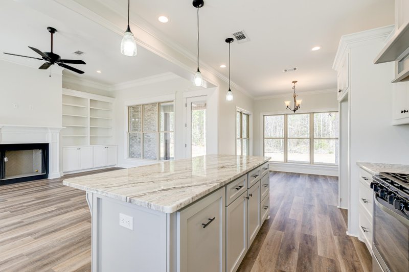 Dream House Plan - Interior - Kitchen for European House Plan #430-110 - 3 bed, 2 bath