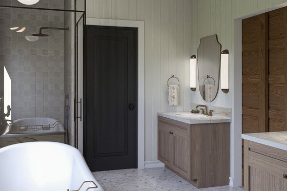 Interior - Master Bathroom for Modern House Plan #455-346 - 4 bed, 2.5 bath