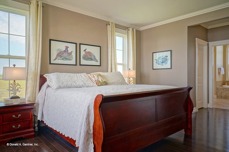 House Plan Design - Interior - Master Bedroom for Country House Plan #929-529 - 3 bed, 3.5 bath