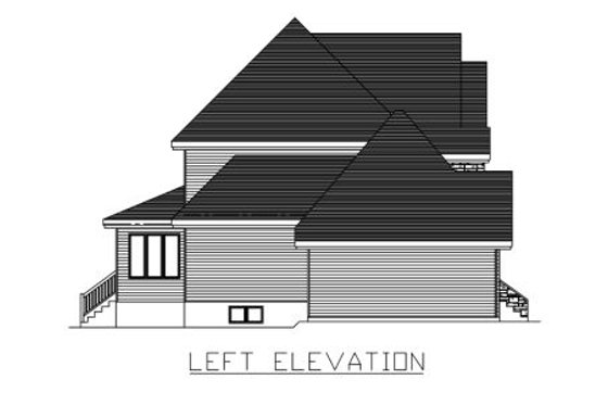 Exterior - Other Elevation for European House Plan #138-246 - 3 bed, 2.5 bath