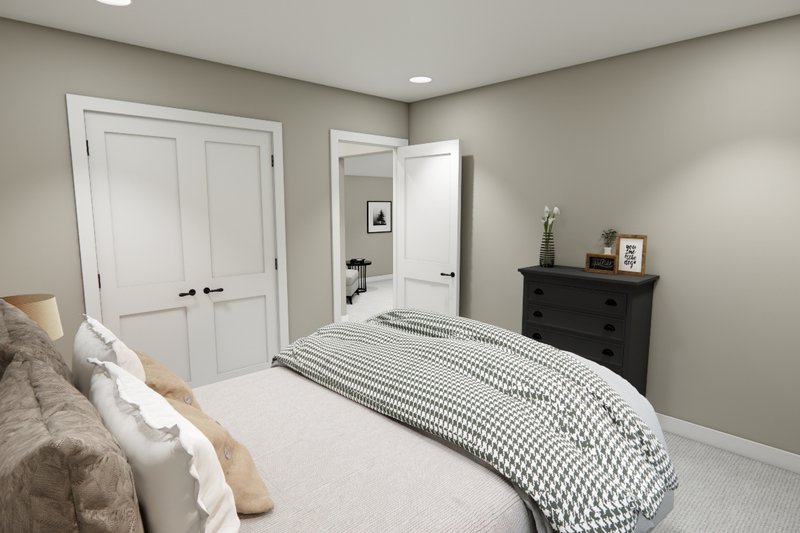 House Plan Design - Interior - Bedroom 3 for Craftsman House Plan #51-1414 - 4 bed, 3.5 bath
