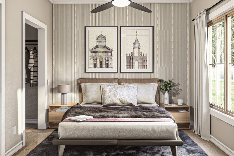 Dream House Plan - Interior - Bedroom for Modern House Plan #455-446 - 1 bed, 1 bath