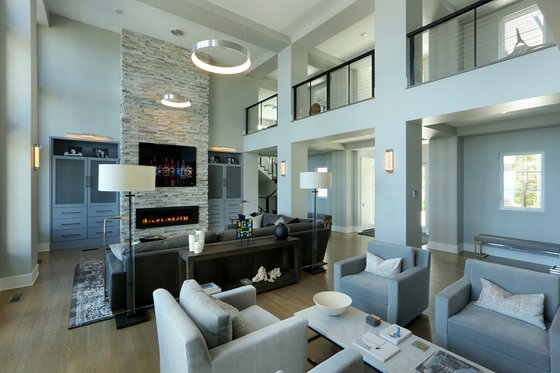 Interior - Family Room 2 for Contemporary House Plan #928-379 - 4 bed, 4.5 bath