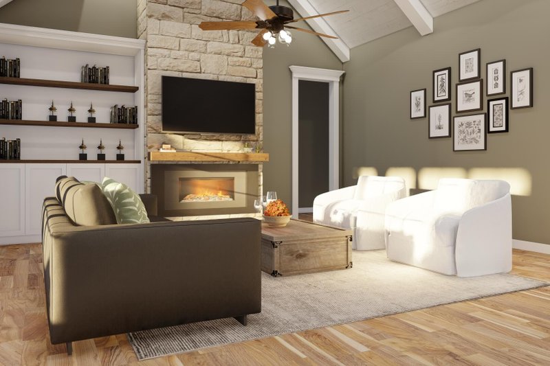 Dream House Plan - Interior - Family Room 1 for Country House Plan #17-3444 - 4 bed, 3 bath