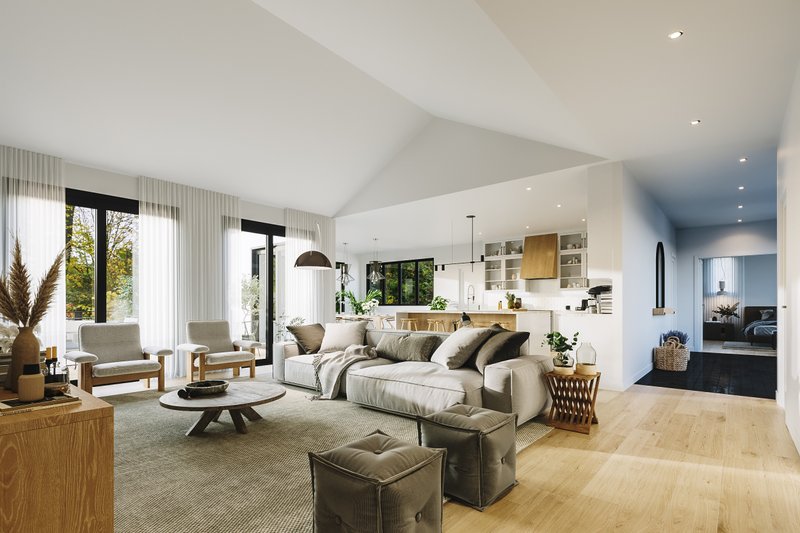 Home Plan - Interior - Family Room 4 for Farmhouse House Plan #23-2769 - 3 bed, 2 bath