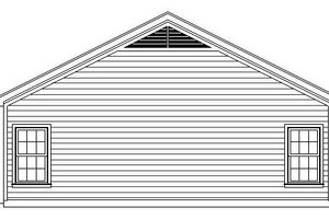 Exterior - Rear Elevation for Traditional House Plan #932-108 - 2 bed, 2 bath
