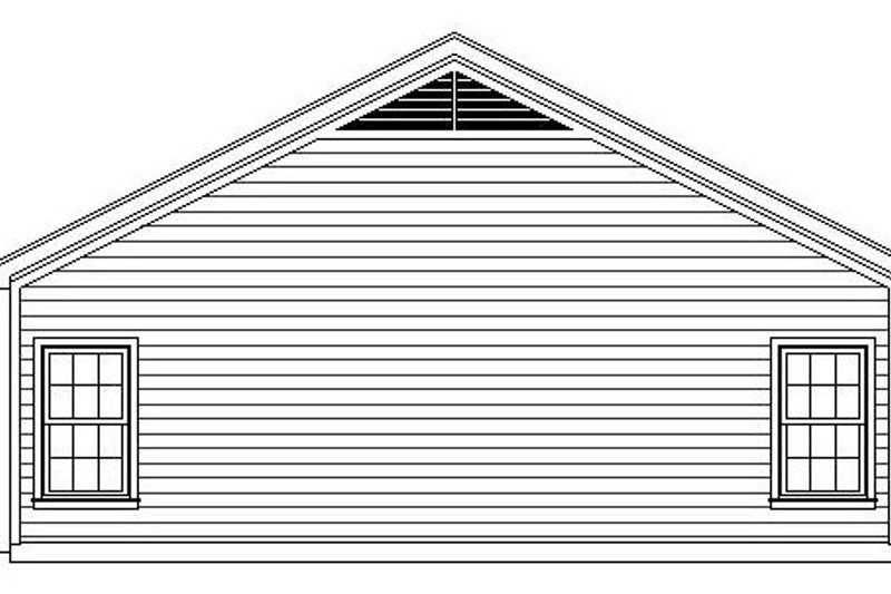 Dream House Plan - Exterior - Rear Elevation for Traditional House Plan #932-108 - 2 bed, 2 bath