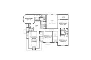 European Style House Plan - 6 Beds 4.5 Baths 4350 Sq/Ft Plan #424-62 