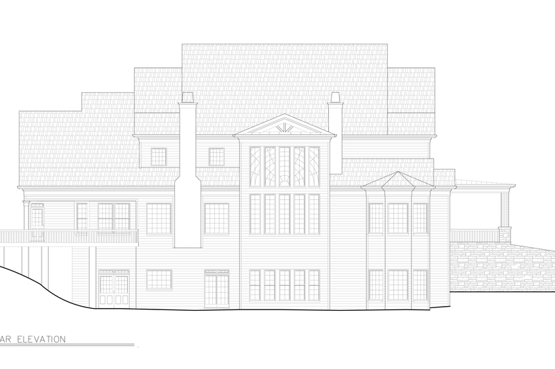 Home Plan - Exterior - Other Elevation 2 for Colonial House Plan #119-413 - 4 bed, 3 bath