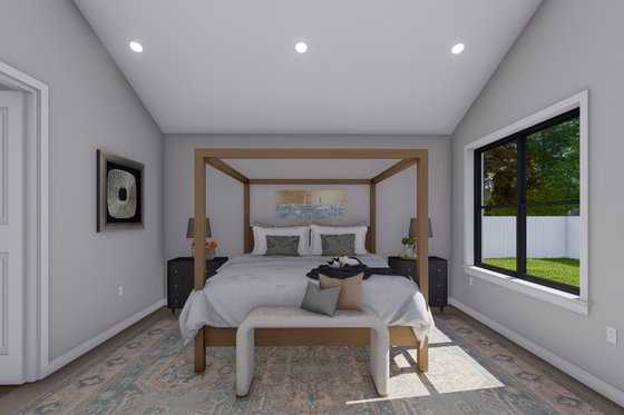 Interior - Master Bedroom 1 for Farmhouse House Plan #1060-169 - 3 bed, 2.5 bath