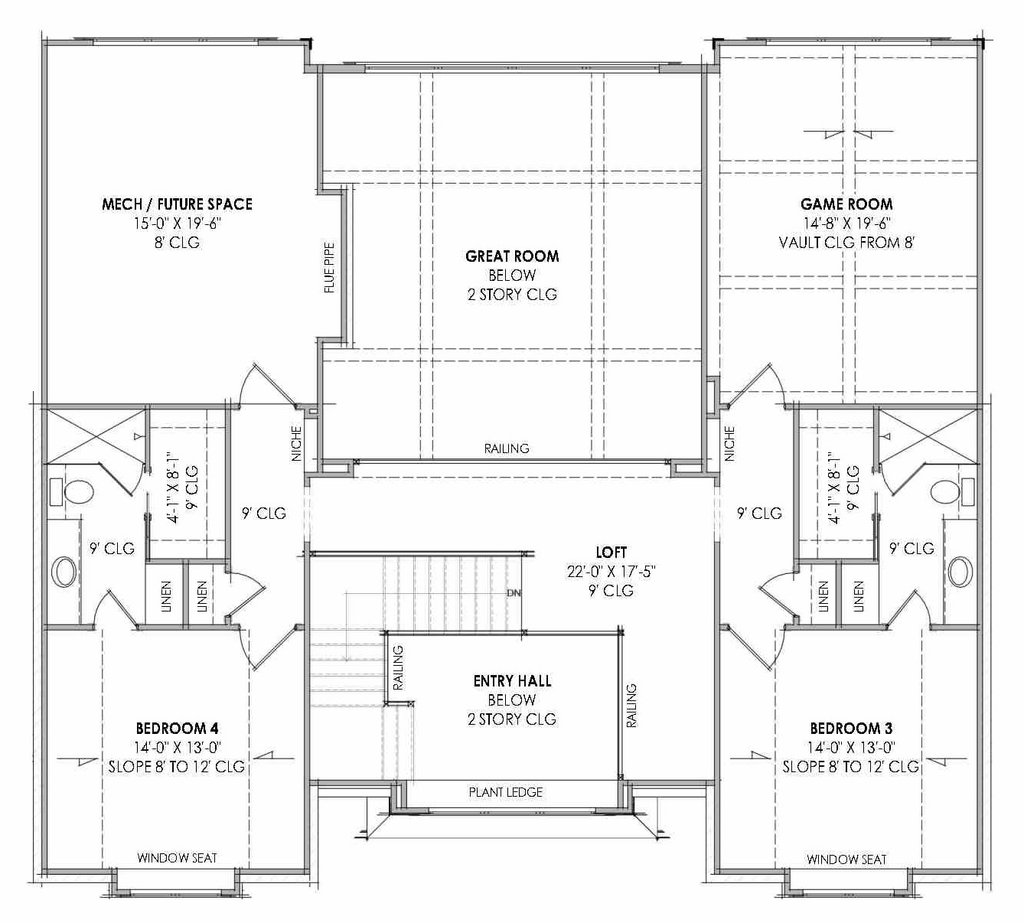 Exterior - Front Elevation 5 for Tudor House Plan #1096-184 - 4 bed, 4.5 bath