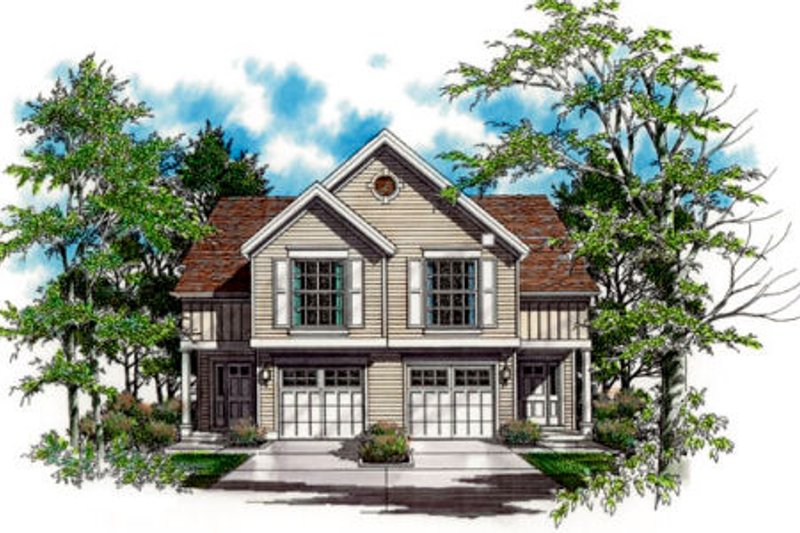 Architectural House Design - Traditional Exterior - Front Elevation Plan #48-153