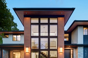 Exterior - Front Elevation 3 for Contemporary House Plan #928-380 - 4 bed, 5.5 bath
