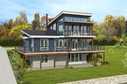 Modern Style House Plan - 4 Beds 3 Baths 3433 Sq/Ft Plan #932-719 