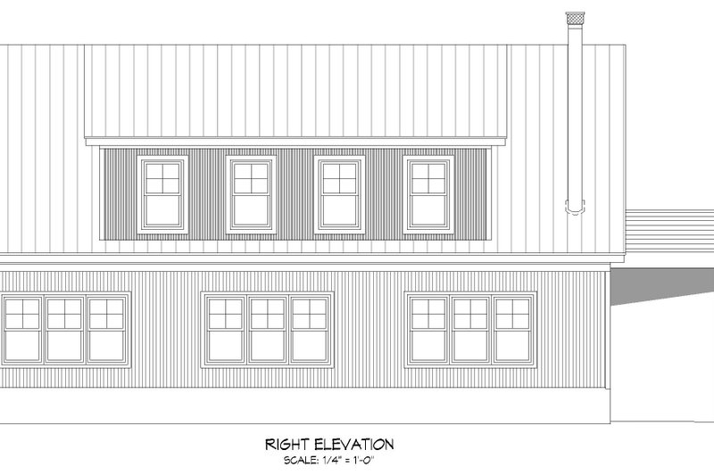 House Plan Design - Exterior - Other Elevation 3 for Traditional House Plan #932-506 - 1 bed, 2 bath