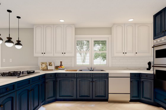 Interior - Kitchen for Traditional House Plan #1060-17 - 7 bed, 4 bath