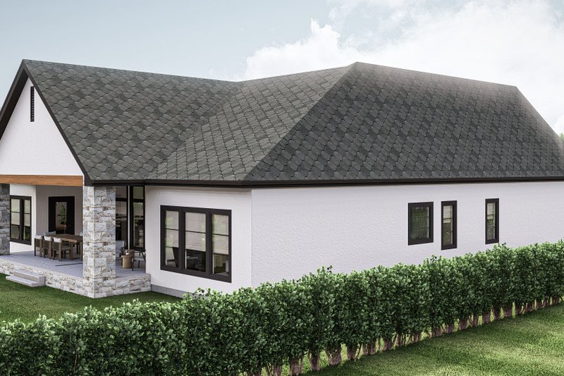 Dream House Plan - Exterior - Other Elevation 1 for Modern House Plan #455-444 - 4 bed, 3.5 bath