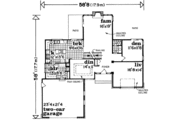 Traditional Style House Plan - 3 Beds 2.5 Baths 2583 Sq/Ft Plan #47-529 
