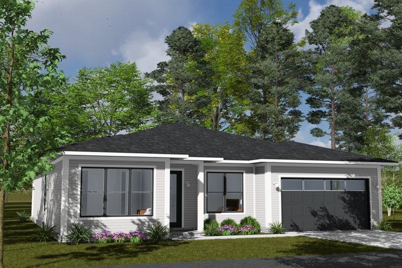 Architectural House Design - Exterior - Other Elevation 1 for Modern House Plan #513-2421 - 4 bed, 2.5 bath