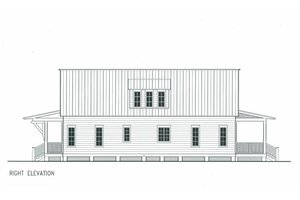 Exterior - Other Elevation 1 for Beach House Plan #443-8 - 4 bed, 3.5 bath