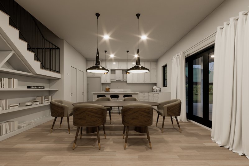 Home Plan - Interior - Dining Room for Farmhouse House Plan #1112-4 - 4 bed, 4 bath