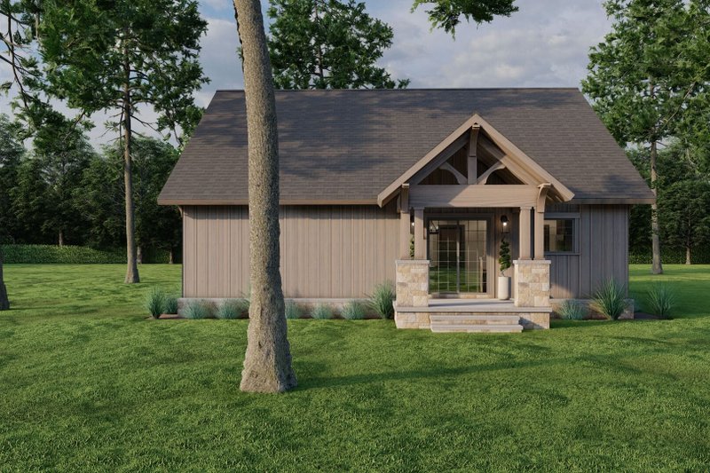 Home Plan - Exterior - Rear Elevation for Craftsman House Plan #17-2813 - 3 bed, 2.5 bath