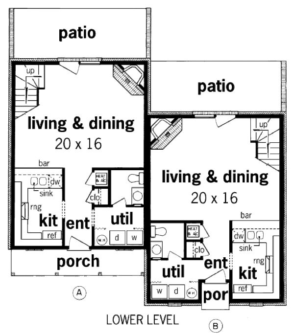 Home Plan - Traditional Floor Plan - Main Floor Plan #45-295